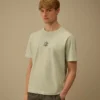 1020 Jersey Overhemd met korte mouwen en borduursel