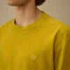 20/1 jersey overhemd met geplateerd logo