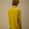 20/1 jersey overhemd met geplateerd logo