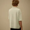 20/1 jersey polo met korte mouwen en boxy logo
