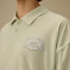 20/1 jersey polo met korte mouwen en boxy logo