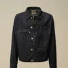3/1 denim jas met rits