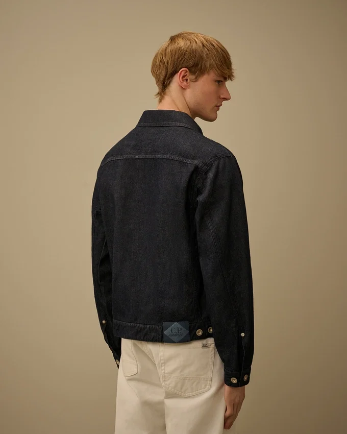 3/1 denim jas met rits