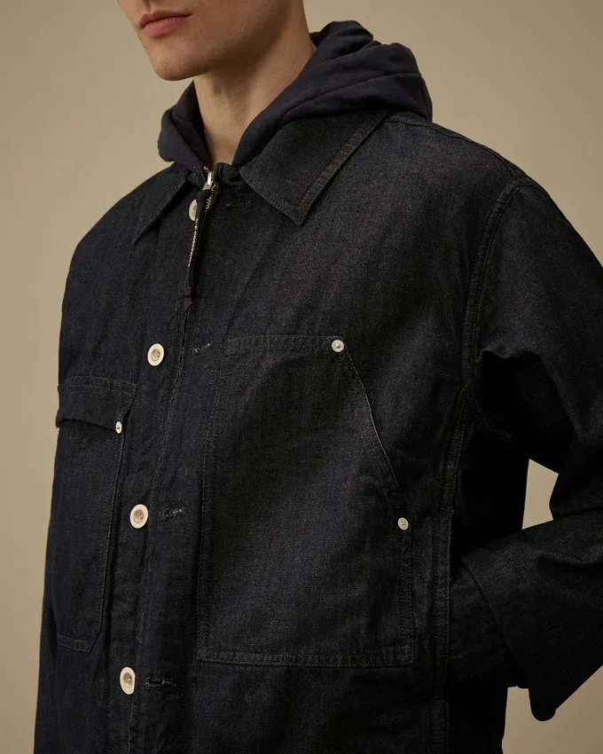 3/1 denim jas met rits