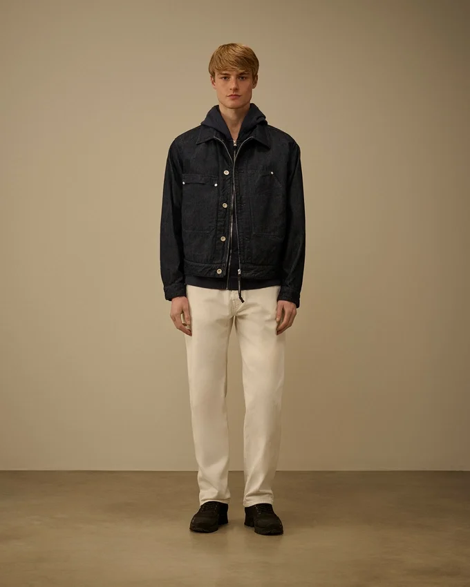 3/1 denim jas met rits