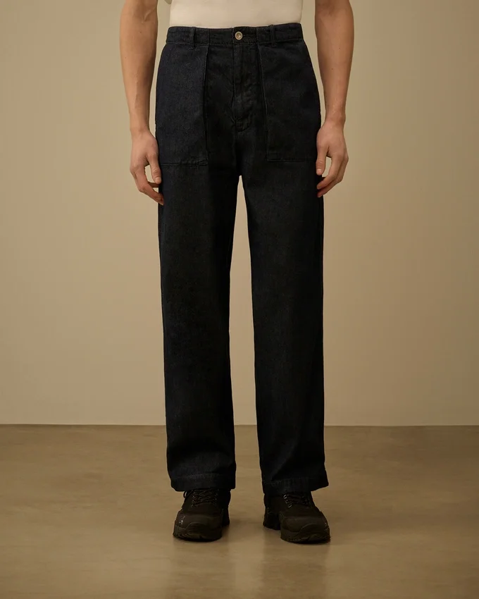3/1 Denim losse broek