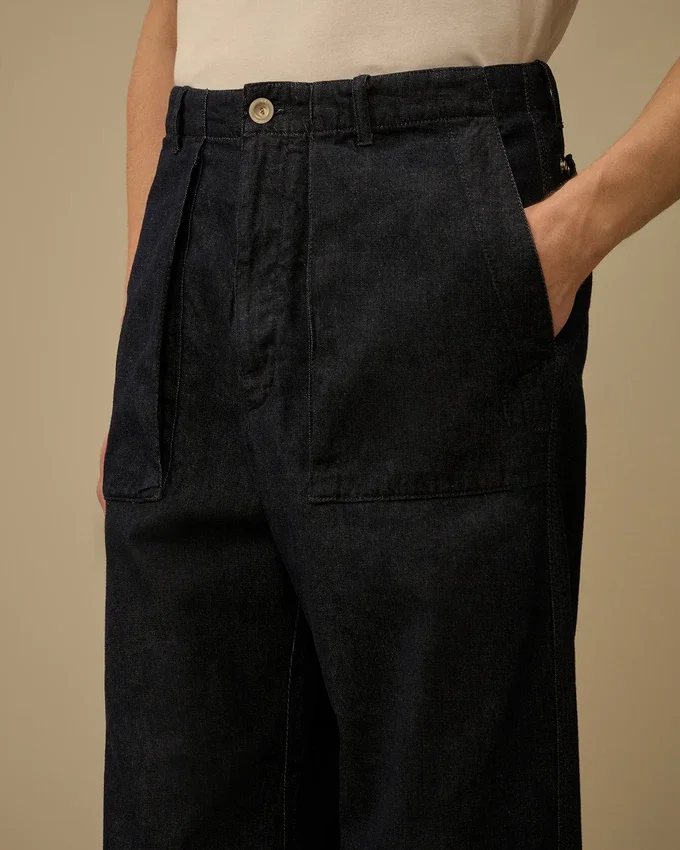 3/1 Denim losse broek