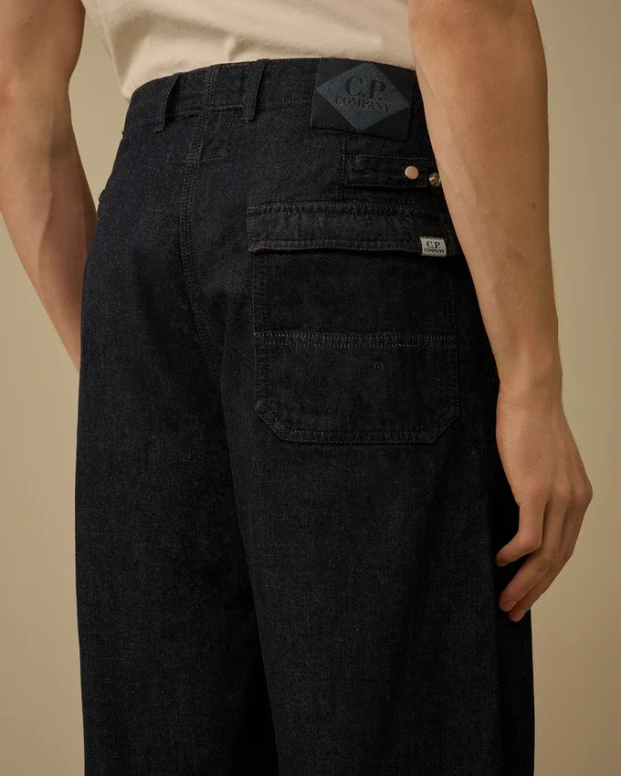 3/1 Denim losse broek