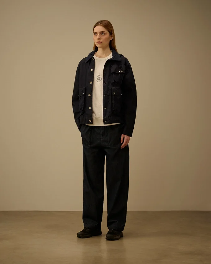 3/1 Denim losse broek