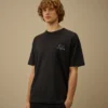 30/1 jersey overhemd met comfortabel logo