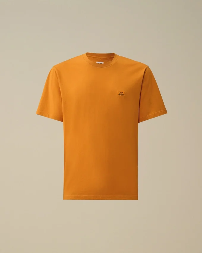 30/1 jersey overhemd met korte mouwen en logopatch
