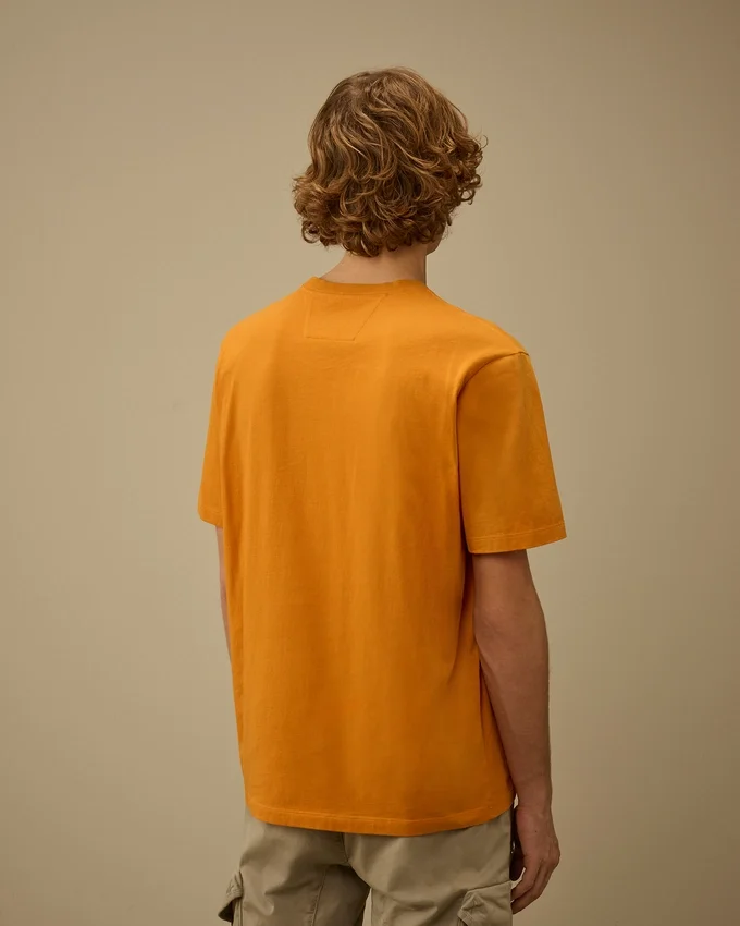 30/1 jersey overhemd met korte mouwen en logopatch