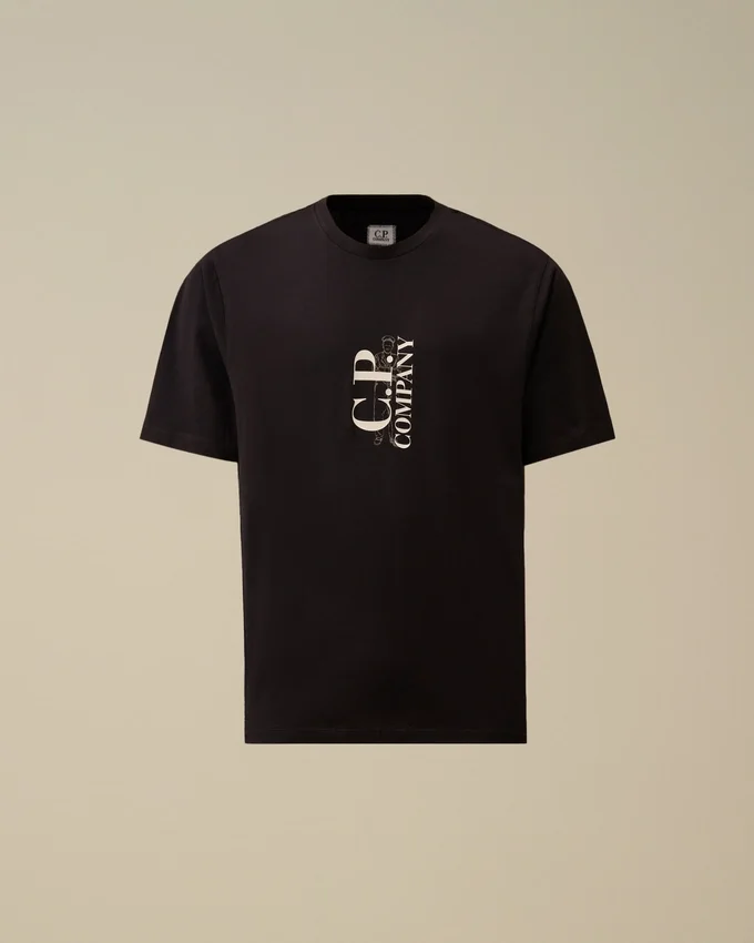 30/1 jersey overhemd met korte mouwen en print