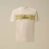 30/1 jersey overhemd met korte mouwen en strepen