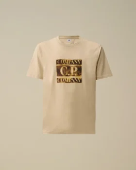 30/1 jersey overhemd met korte mouwen en vervaagd logo