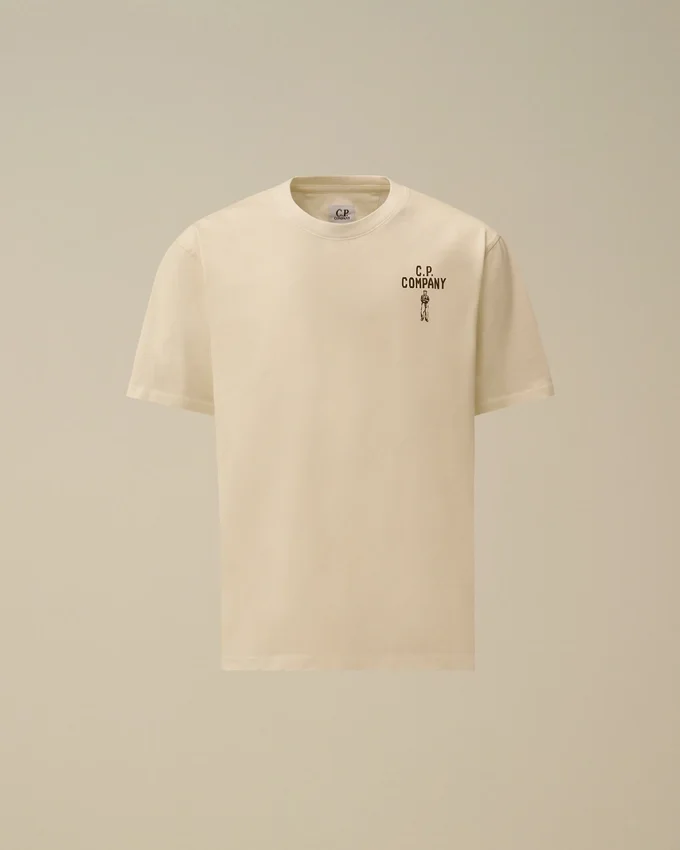 30/1 jersey overhemd met korte mouwen in Britse zeemansstijl