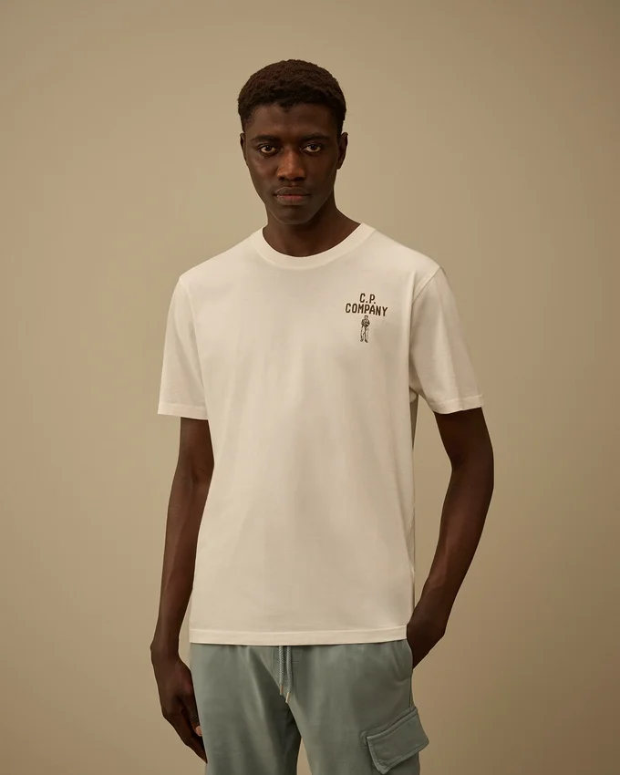 30/1 jersey overhemd met korte mouwen in Britse zeemansstijl