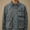50 Fili Indigo gebleichte Goggle Jacket