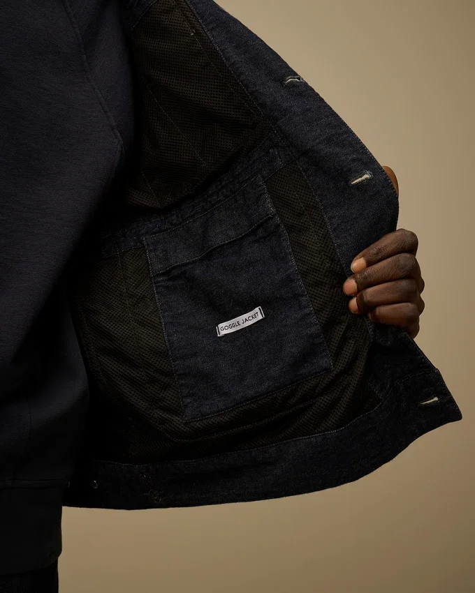 50 Fili Indigo Goggle Jacket