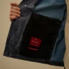 50 Fili Wax overshirt met rits en Lens-detail