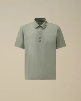 70/2 gemerceriseerde jersey Gasato poloshirt met korte mouwen en logo
