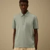 70/2 gemerceriseerde jersey Gasato poloshirt met korte mouwen en logo