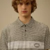Bedrukt jersey 20/1 poloshirt met korte mouwen en logo