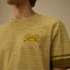 Bedrukt jersey overhemd met korte mouwen en logo, 20/1