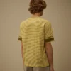 Bedrukt jersey overhemd met korte mouwen en logo, 20/1