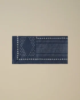 Bedrukte mousseline-bandana met logo