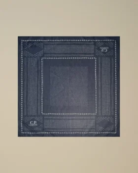 Bedrukte mousseline-bandana met logo