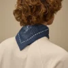 Bedrukte mousseline-bandana met logo