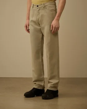 Broek van katoen/linnen zonder zijnaden
