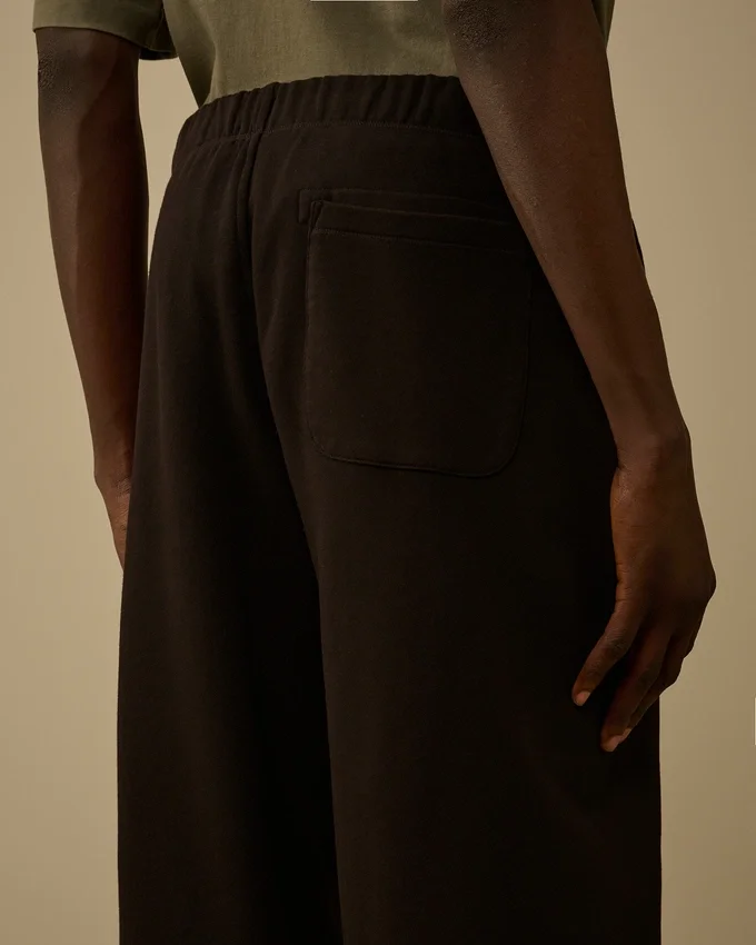 Cargo-joggingbroek van diagonaal geribbeld fleece