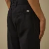 Chino-broek van katoengabardine met normale pasvorm