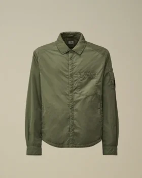 Chrome-R gewatteerd overshirt met Lens