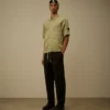 Chrome-R overshirt met korte mouwen en lensmotief