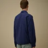 Chrome-R overshirt met rits en Lens-detail