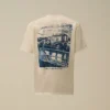 Compact 20/1 jersey T-shirt met korte mouwen en logo