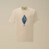 Compact 20/1 jersey T-shirt met korte mouwen in Britse zeemansstijl