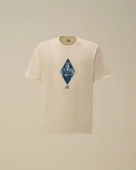 Compact 20/1 jersey T-shirt met korte mouwen in Britse zeemansstijl