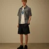 Compact 20/1 jersey T-shirt met korte mouwen in Britse zeemansstijl