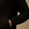 Compact katoenen vest met rits
