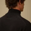 Compact katoenen vest met rits