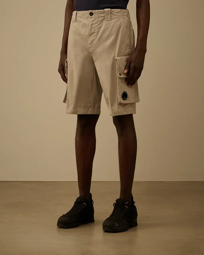 Cotton Gabardine Lens cargoshort