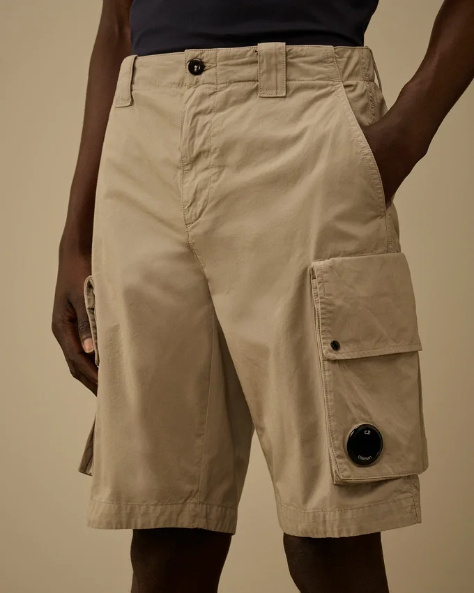 Cotton Gabardine Lens cargoshort