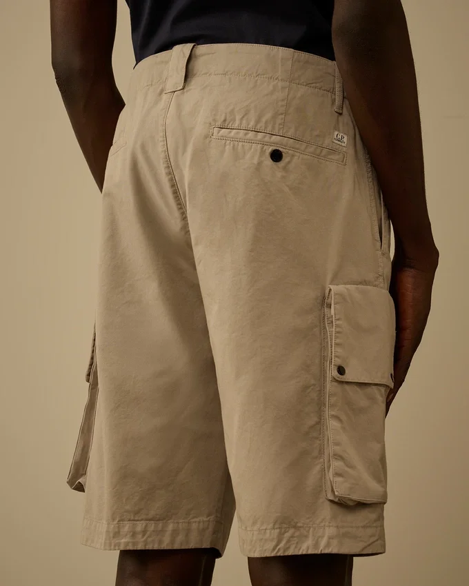 Cotton Gabardine Lens cargoshort