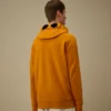 Diagonaal geribbeld fleece-Goggle-Sweatshirt met capuchon