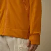 Diagonaal geribbeld fleece-Goggle-Sweatshirt met capuchon