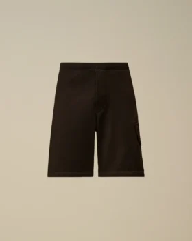 Diagonale cargosweatshorts van reliëffleece